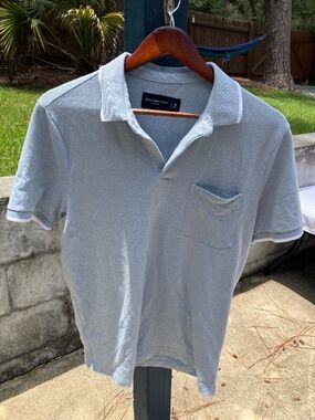 Abercrombie Johnny Collar Stretch Polo - Men's Medium